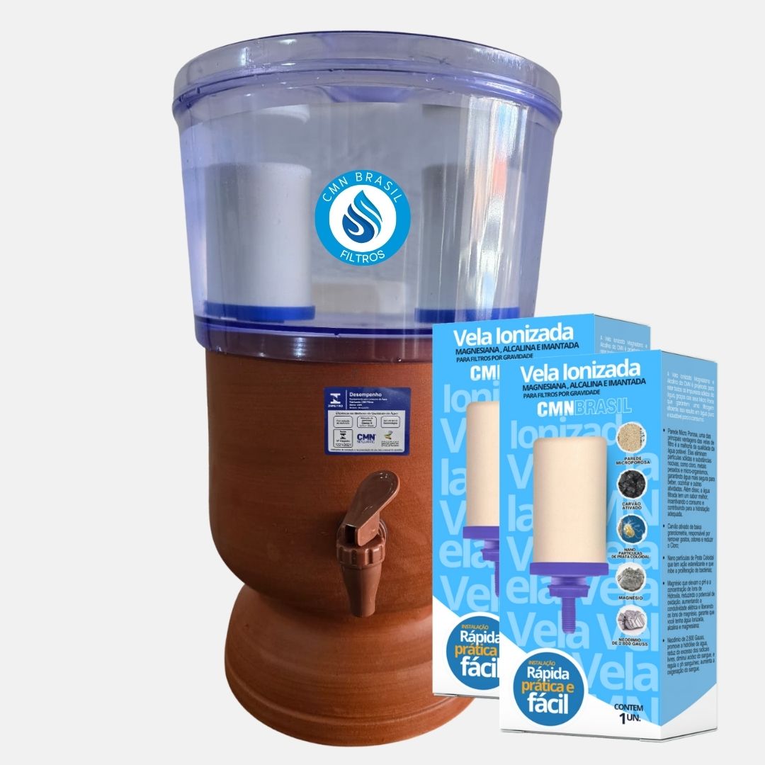 Filtro de Acrilico 6L + 2 Velas Alcalinas