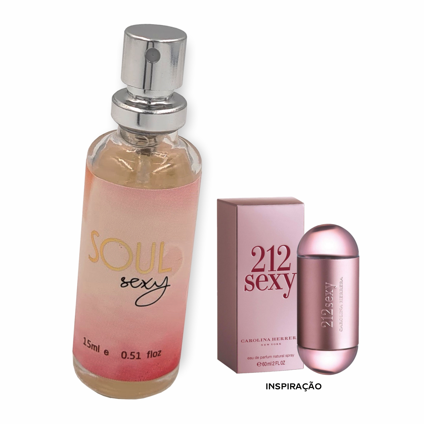 Perfume 15ml - Soul Sexy (Inspirado em 212 Sexy)