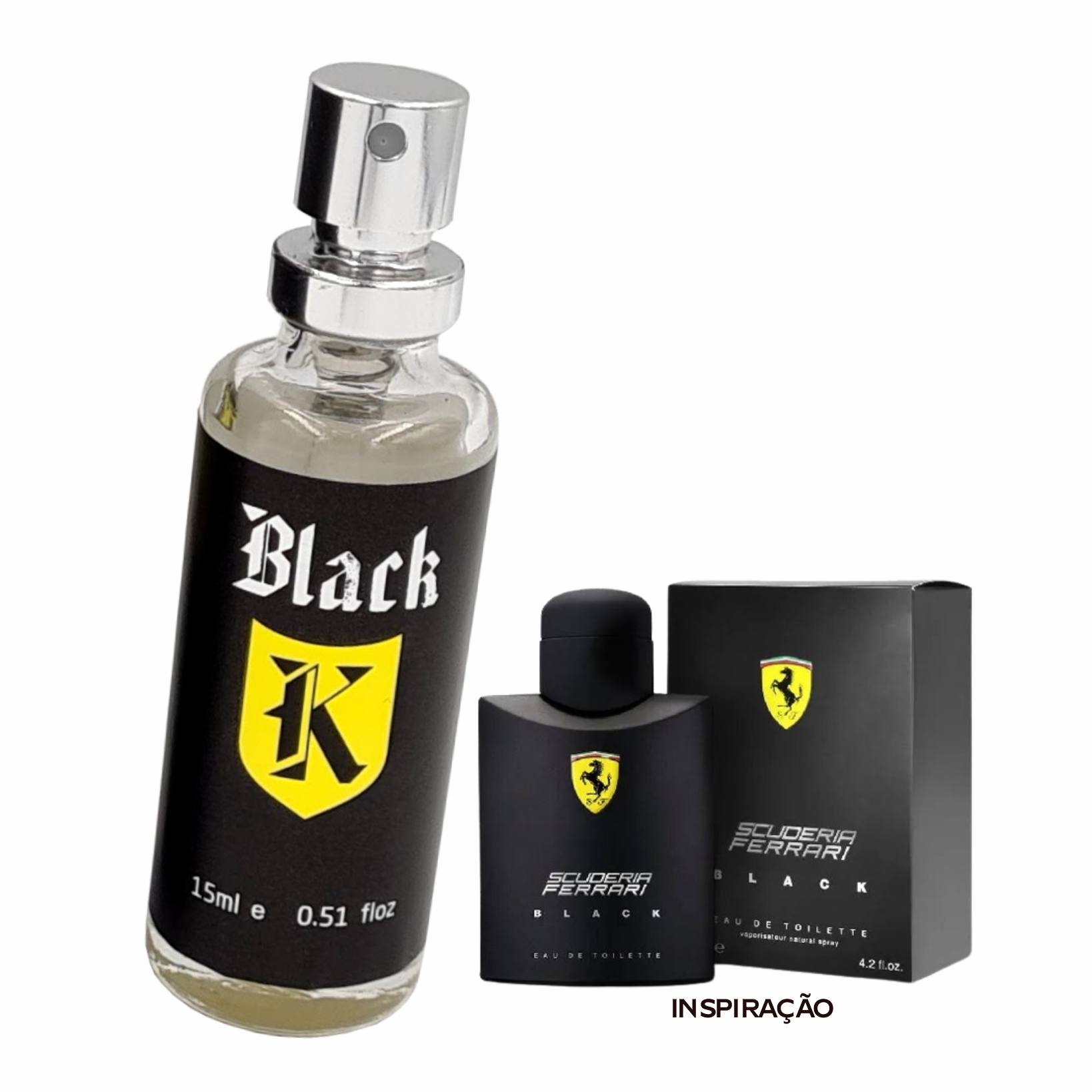 Perfume 15ml - Black K (Inspirado em Ferrari Black)
